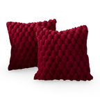 Soft Textured Throw Pillow Cover for Sofa