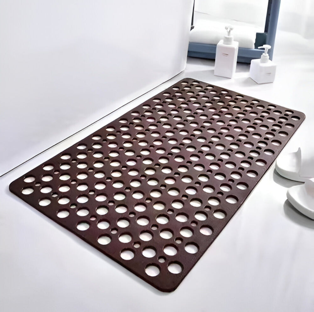 Non Slip Shower Mat with Drain Holes and Anti Mold PVC Design