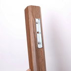 Solid Wood Wall Vase for Flowers with Beech and Walnut Finish