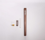 Solid Wood Wall Vase for Flowers with Beech and Walnut Finish