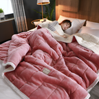 Luxury Sherpa Fleece Blanket for Bed and Sofa