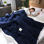 Luxury Sherpa Fleece Blanket for Bed and Sofa