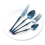 16-Piece Gold Stainless Steel Cutlery Set for Elegant Dining